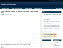 Tablet Screenshot of jailedteacher.com